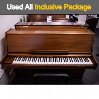 Used Challen Satin Mahogany 118 Upright Piano - All Inclusive Premium Package (SN:00175) Used Challen Satin Mahogany 118 Upright Piano - All Inclusive Premium Package (SN:00175)